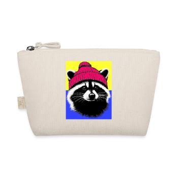 Raccoon - Organic Pouch - nature - Front