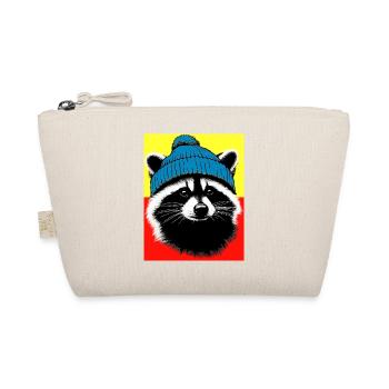 Raccoon - Organic Pouch - nature - Front