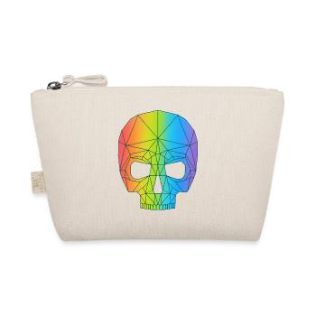 Skull in color - Organic Pouch - nature - Front
