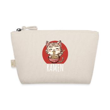 Ramen Kawaii Katze Japan Anime Manga Cat Neko - Organic Pouch - nature - Front