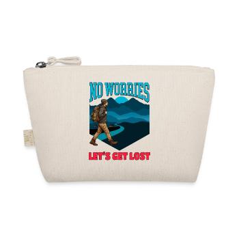 No Worries, Lets Get Lost - Organic Pouch - nature - Front
