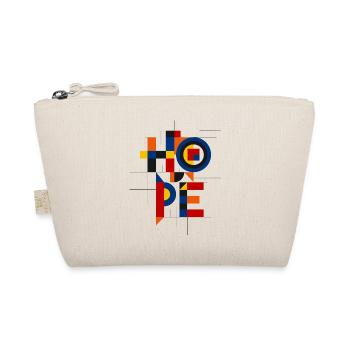 Lettrage géométrique Hope - Trousse biologique - nature - Devant