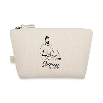 Stillness is Power - Organic Pouch - nature - Front