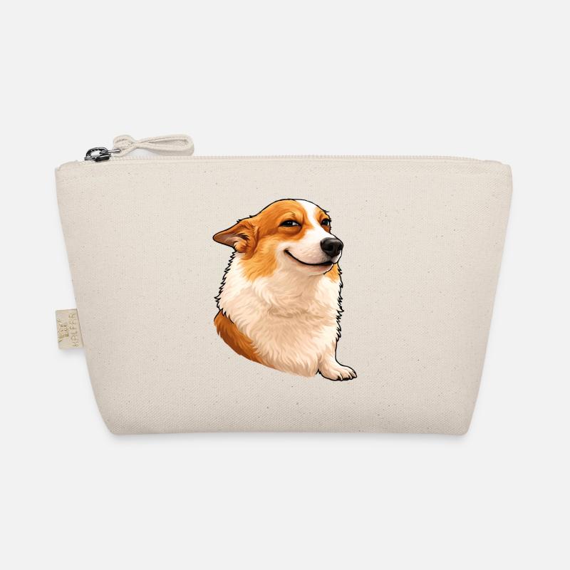 Smug Corgi – Chef Blick mit Attitude Bio-Täschchen