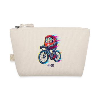 Daruma Radfahrer-Neonsprint - Bio-Täschchen - Natur - Vorne