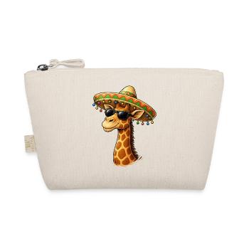 Girafe en sombrero et lunettes de soleil - Trousse biologique - nature - Devant