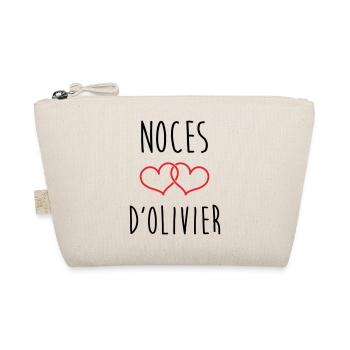Olivier's wedding 59 years of marriage - Organic Pouch - nature - Front
