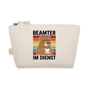 Beamter Kaffee Bär Beamtentum Beamte - Bio-Täschchen - Natur - Vorne