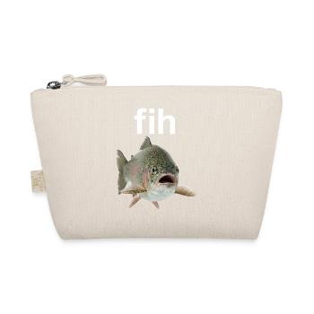 Fih Funny Fish Men's Fishing Fih - Organic Pouch - nature - Front