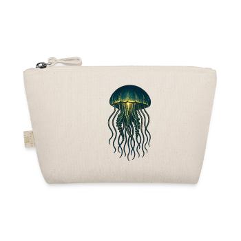Glowing Jellyfish Neon Dream - Organic Pouch - nature - Front