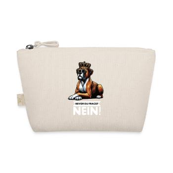 Before you ask No Boxer Boxer Holder Boxer Dog - Organic Pouch - nature - Front