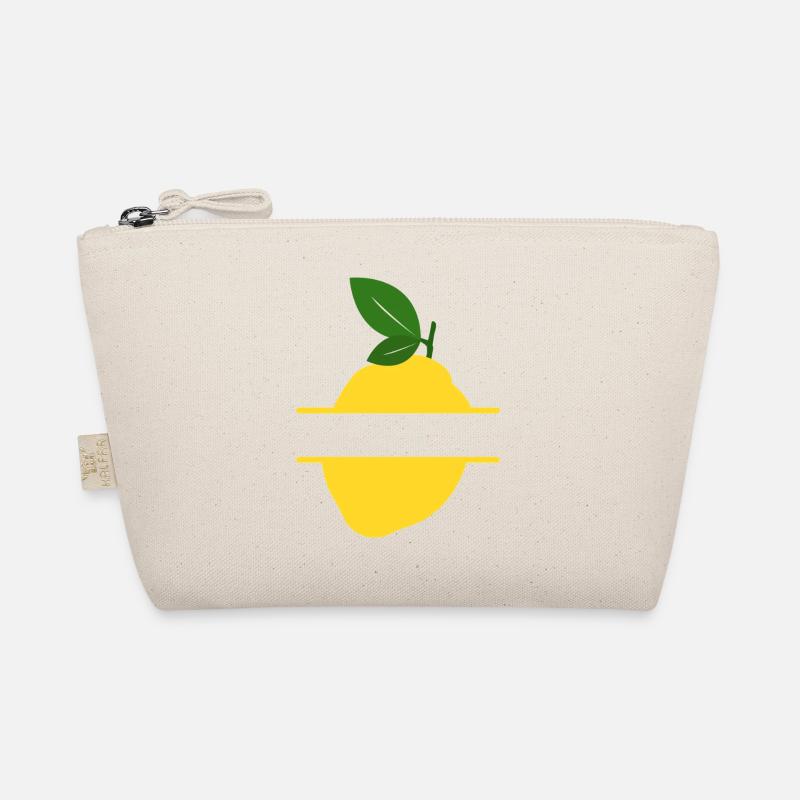 Lemon Split Frame Bio-Täschchen
