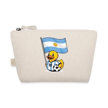 Argentinien Fußball Shirt für Fans - Bio-Täschchen - Natur - Vorne