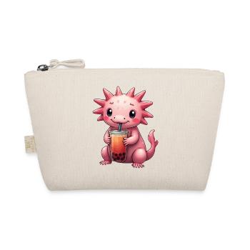 Cute Axolotl Kawaii Axolotl Lover - Organic Pouch - nature - Front