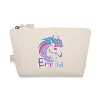 Emilia Pastellpferd Zauber - Bio-Täschchen - Natur - Vorne