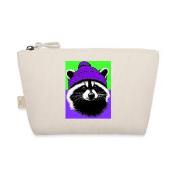 Raccoon - Organic Pouch - nature - Front