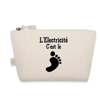 L'Électricité C'est le Pied : Passion Chantier ! - Trousse biologique - nature - Devant