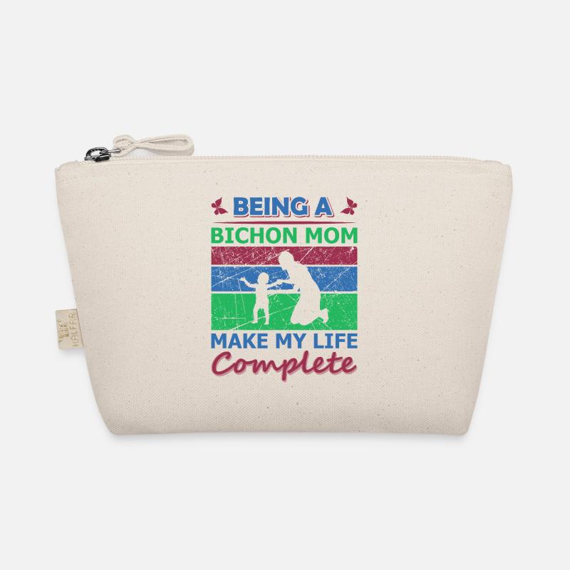 Bichon Mom Makes Life Complete Shirt Organic Pouch