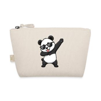 Dabbing Panda - Bio-Täschchen - Natur - Vorne