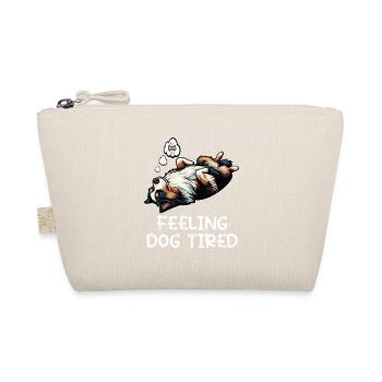 Feeling Dog Tired Australian Shepherd Aussiehalter - Organic Pouch - nature - Front