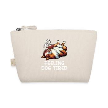 Feeling Dog Tired Australian Shepherd Aussiehalter - Organic Pouch - nature - Front