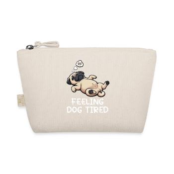 Feeling Dog Tired Pug Pugs Pug Owner Pug Dog - Organic Pouch - nature - Front