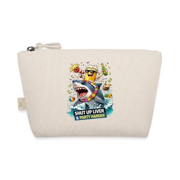 Fête du requin : Shut Up Liver Tee - Trousse biologique - nature - Devant