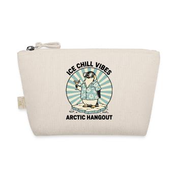 Penguin Retro Cocktail "IceChill Vibes" - Organic Pouch - nature - Front