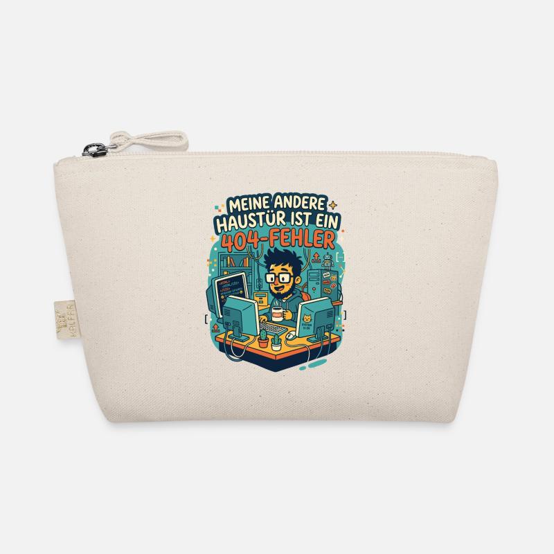 Programmierer 404 Fehler Humor Bio-Täschchen