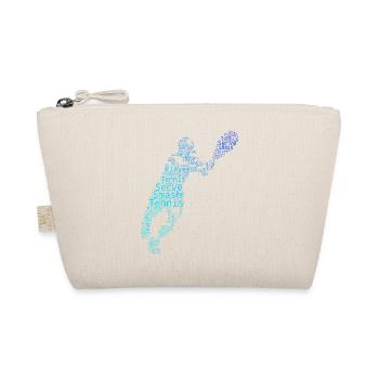 Idée cadeau pour un tennis avec tennis - Trousse biologique - nature - Devant