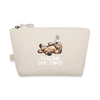 Feeling Dog Tired Cocker Spaniel Cockerhund Cocker - Organic Pouch - nature - Front