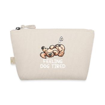 Feeling Dog Tired Cocker Spaniel Cockerhund Cocker - Organic Pouch - nature - Front