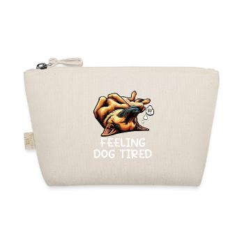 Feeling Dog Tired German Shepherd - Organic Pouch - nature - Front