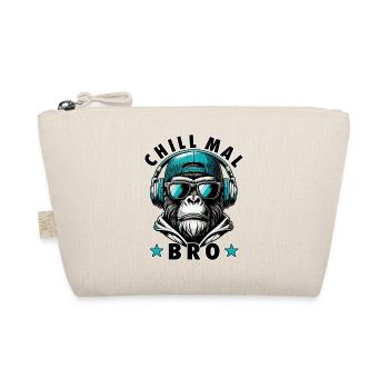 Chill Mal Bro Singe cool avec des lunettes de soleil - Trousse biologique - nature - Devant
