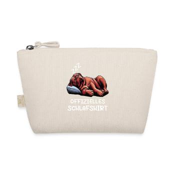 Offizielles Schlafshirt Bordeaux Dogge Bordeauxs - Bio-Täschchen - Natur - Vorne