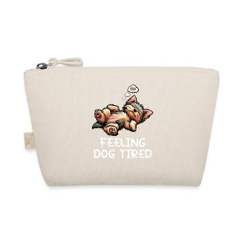 Feeling Dog Tired Yorkshire Terrier Yorkie Yorkies - Bio-Täschchen - Natur - Vorne