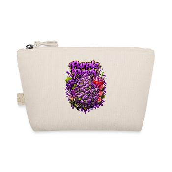 Purple Punch Graffiti Print  - Organic Pouch - nature - Front