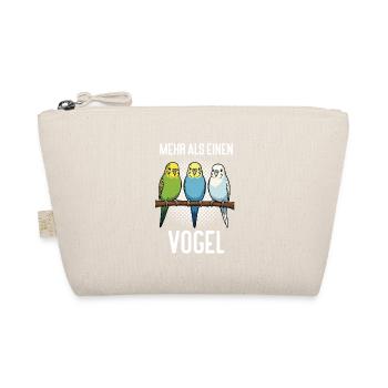 Mehr als einen Vogel Wellensittich Wellensittiche - Bio-Täschchen - Natur - Vorne