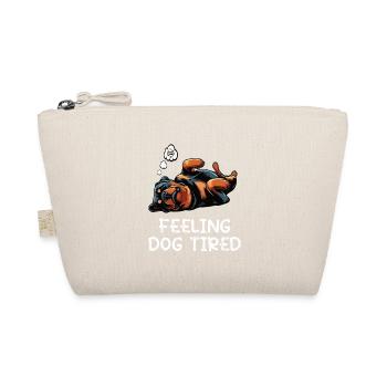 Feeling Dog Tired Rottweiler Rottweilerbesitzer  - Bio-Täschchen - Natur - Vorne