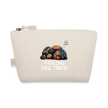 Feeling Dog Tired Rottweiler Rottweilerbesitzer  - Bio-Täschchen - Natur - Vorne