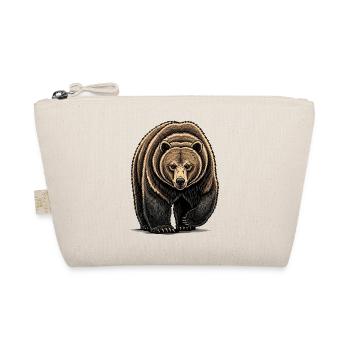 Illustration d’art au trait de Bear Watcher - Trousse biologique - nature - Devant