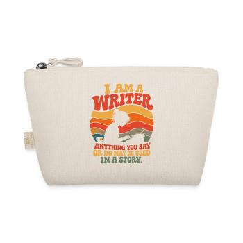 Passionate writer, creative quote - Organic Pouch - nature - Front