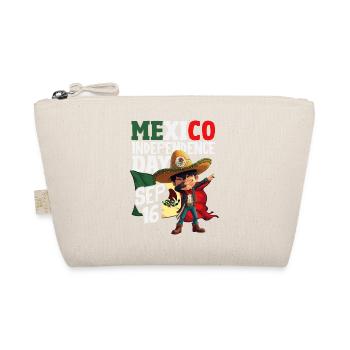 Mexico Pride & Home Mexican Mexico Flag - Organic Pouch - nature - Front