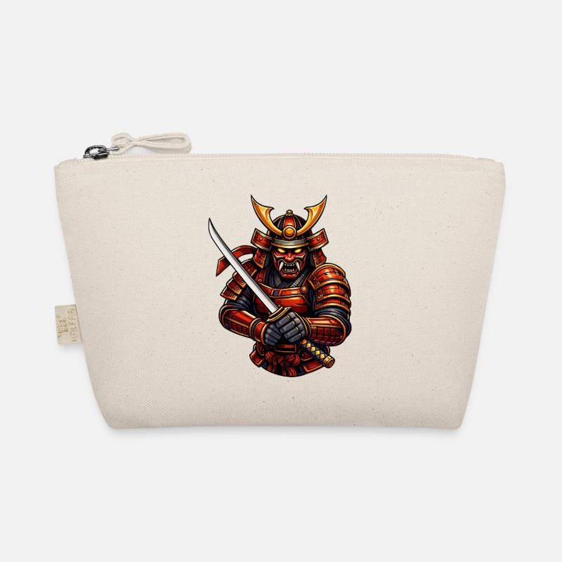 Kampfkunst-Samurai mit Schwert Bio-Täschchen