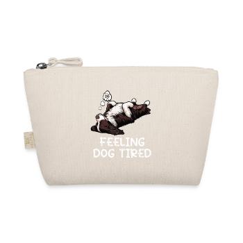 Feeling Dog Tired Münsterländer Münsterländerhund - Organic Pouch - nature - Front