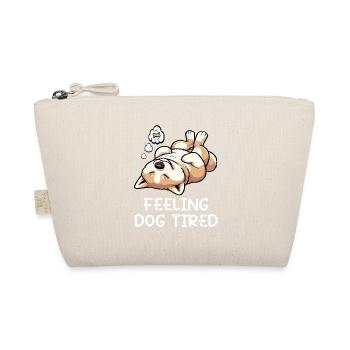 Feeling Dog Tired Akita Akitabesitzer Akitas  - Bio-Täschchen - Natur - Vorne