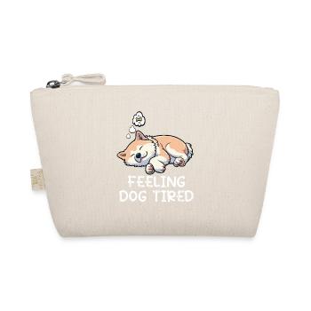 Feeling Dog Tired Akita Akitabesitzer Akitas  - Bio-Täschchen - Natur - Vorne