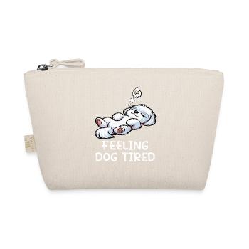 Feeling Dog Tired Malteser Malteserbesitzer  - Bio-Täschchen - Natur - Vorne