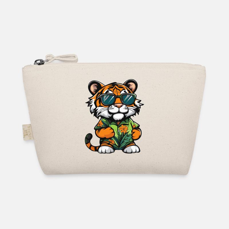 Tiger Comic Vacation Organic Pouch