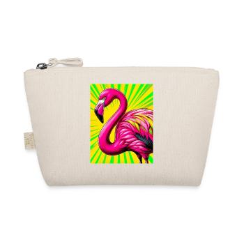 Flamingo - Bio-Täschchen - Natur - Vorne